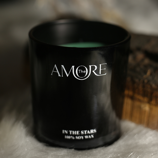 The Amore Nimbus Glass Scented Candle 150 GM | Fragrance : In The Stars