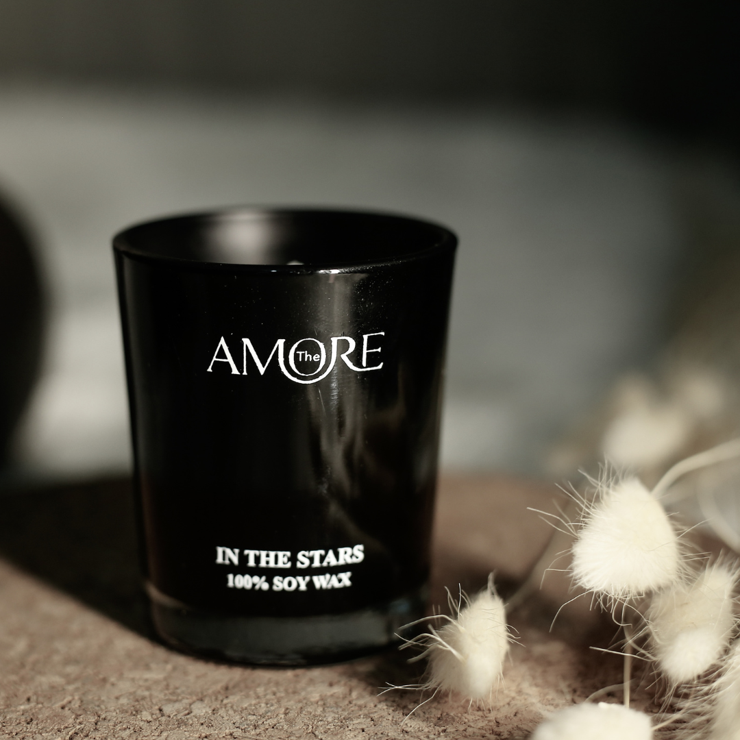 The Amore Vista Shot Glass Scented Candle Set of 2 | Fragrance : In The Stars