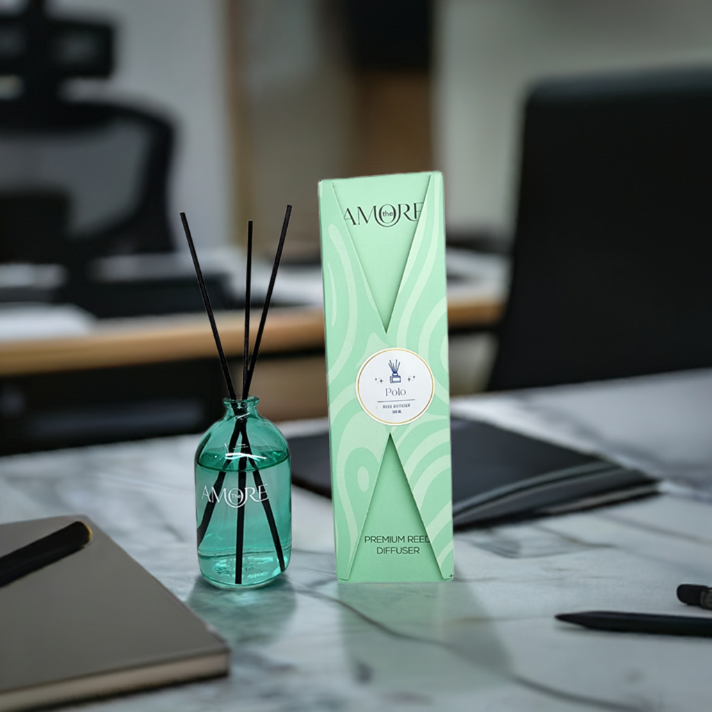 The Amore Reed Diffuser 100 ml | Fragrance:  Polo | Premium Home Fragrance